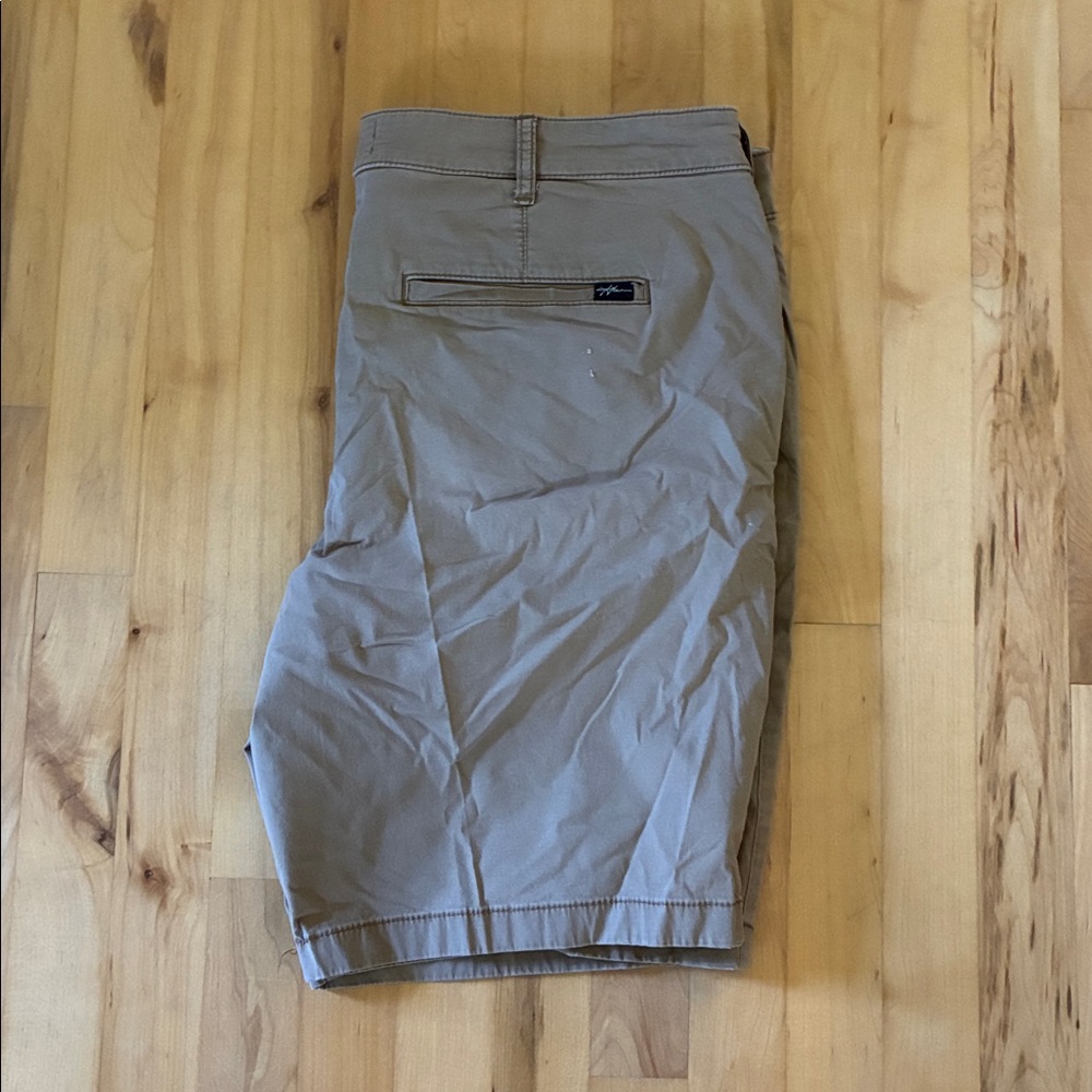 Hollister Tan Flat Front Shorts
